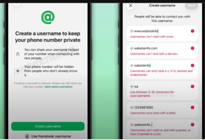 No Digits Necessary: WhatsApp is launching usernames to keep your number hidden