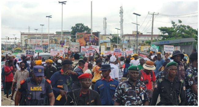 Lagos streets ignite as Democracy Day met with dual protests over hardship, reform