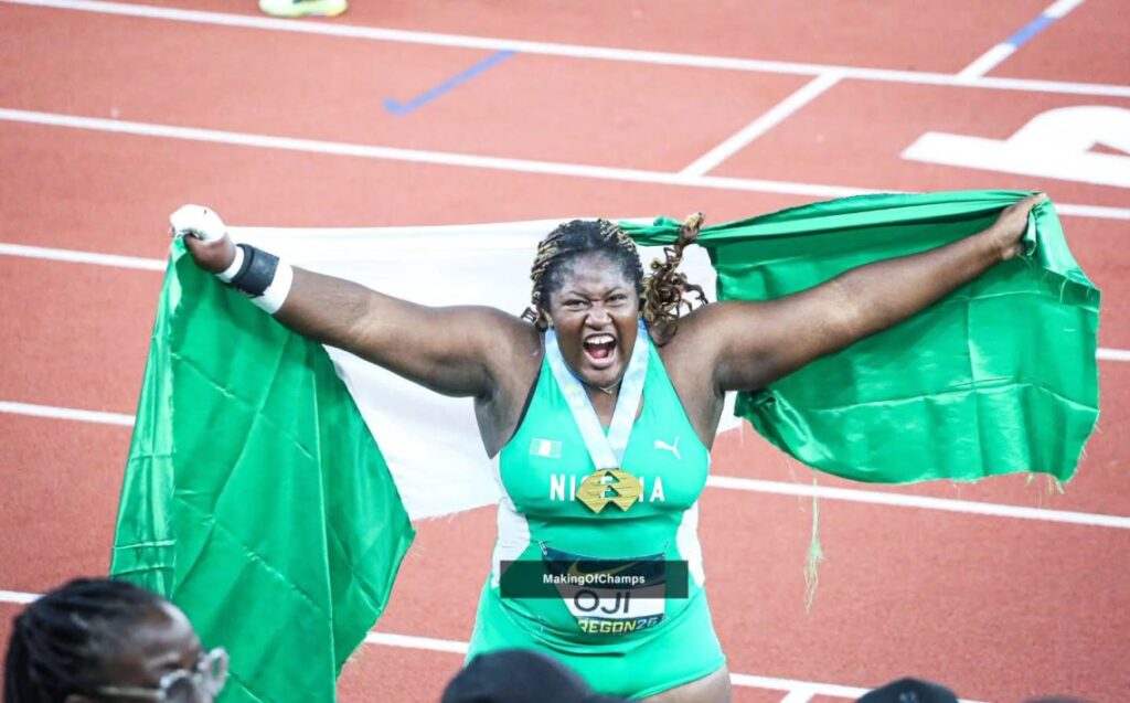 Jessica Oji wins Nigeria’s first-ever field event gold at World U20 Championships