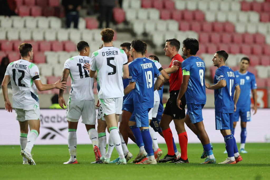 Ireland snub Israel handshakes, then win 3-0 in Nations League
