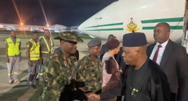 Vice President Shettima back in Abuja following UN mission in New York