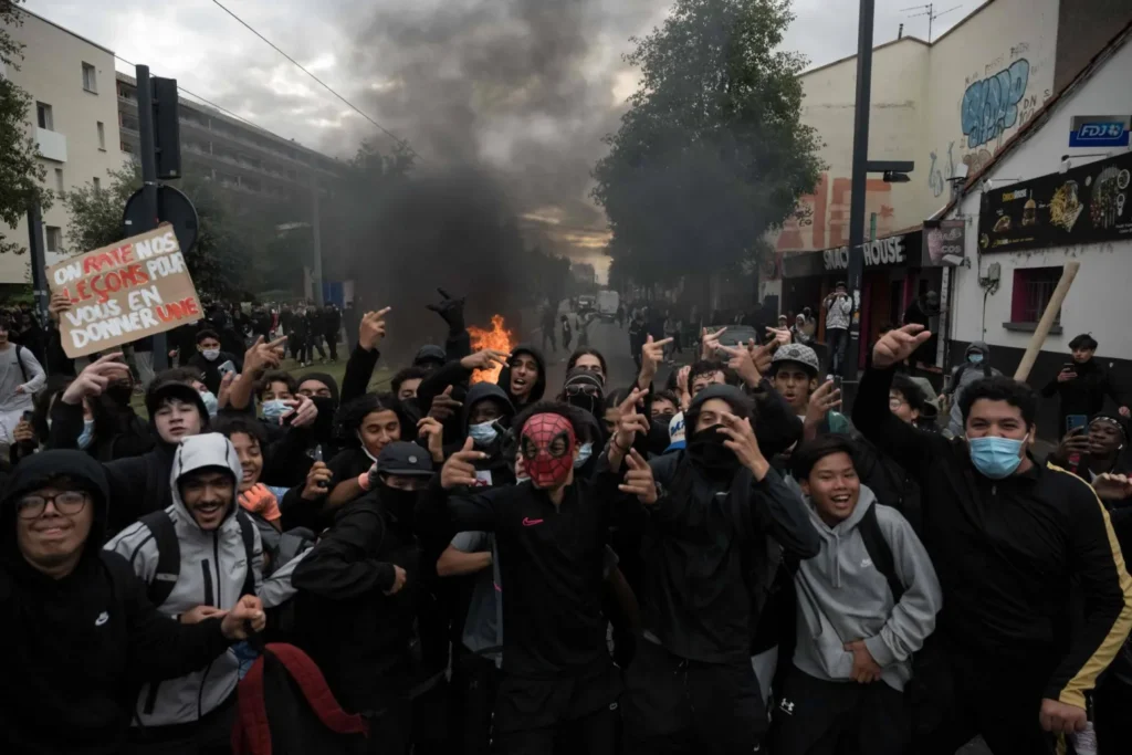 Hundreds of French schools shut as student protests turn violent